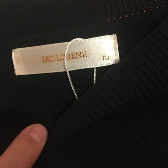 NWOT MC Lorene black sweater - Picture 2 of 6
